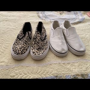 Bundle!! Two Slip-on Pairs of Shoes